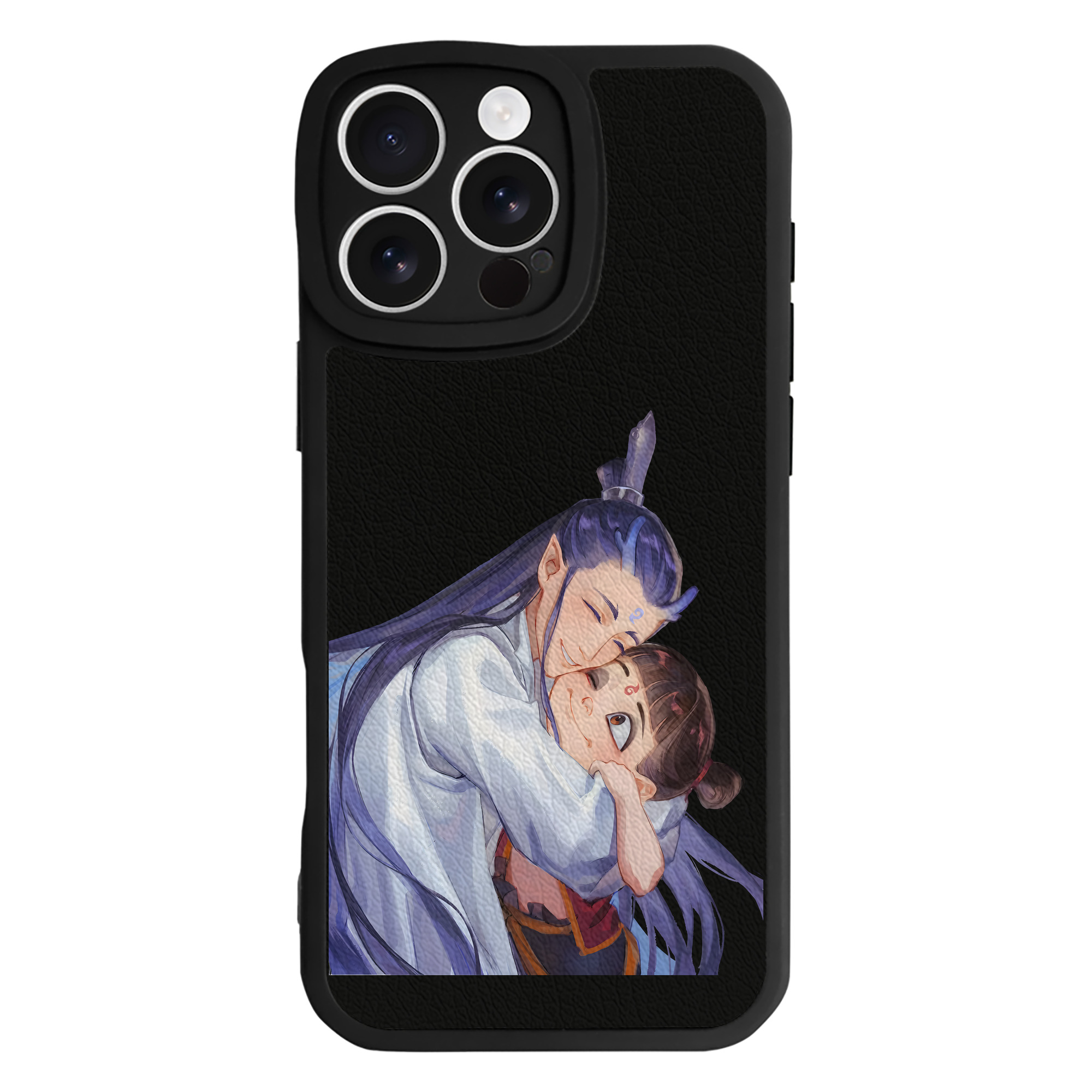 （画像用） Ne Zha 2 ナタ 魔童の大暴れ 【iPhone 16シリーズ対応】シリコンスマホケース（レザー調） 材質：シリコン